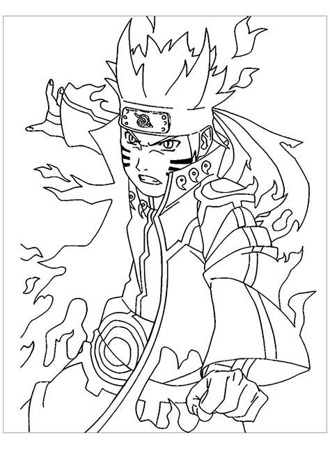 naruto coloring pages